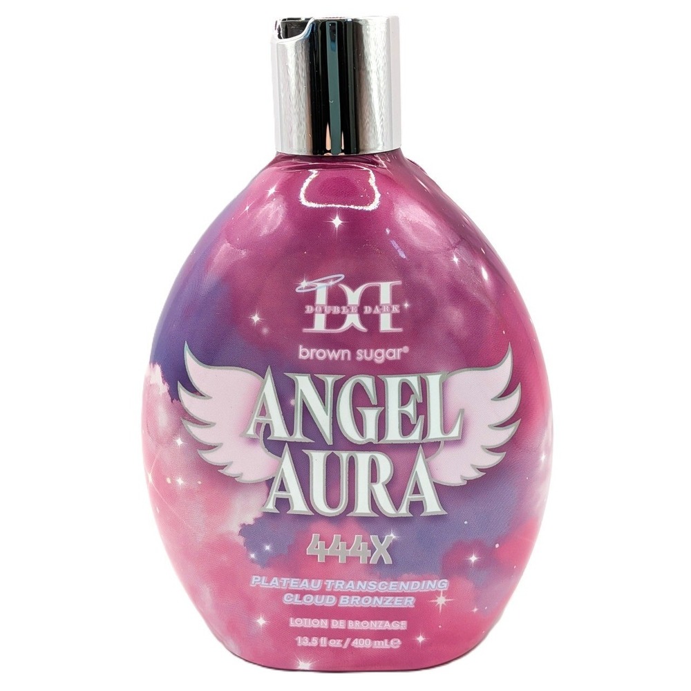 Brown Sugar Angel Aura 444X Cloud Bronzer Tanning Lotion 13.5oz Double Dark